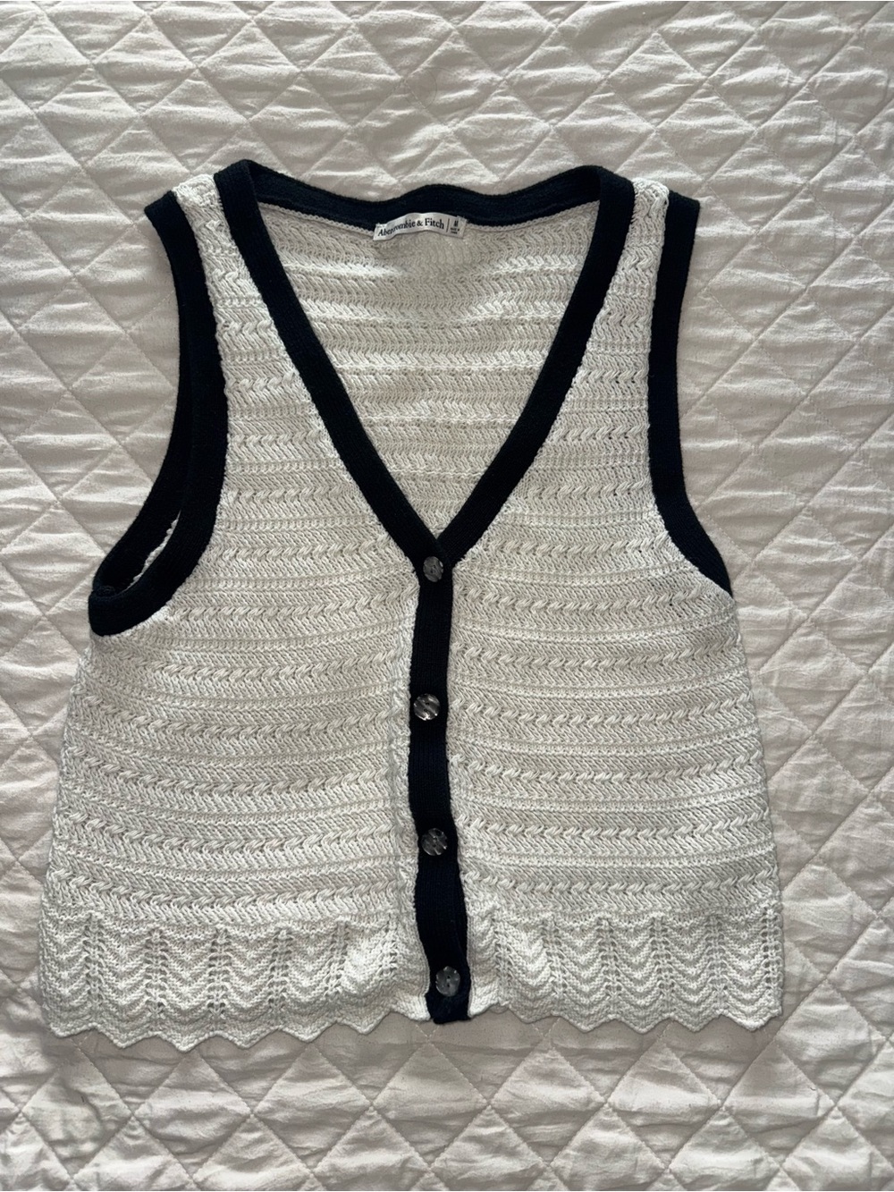 Abercrombie & Fitch Button Vest